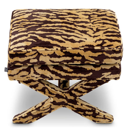 Eichholtz Cordoba Stool, Tigris Brown (A120575)
