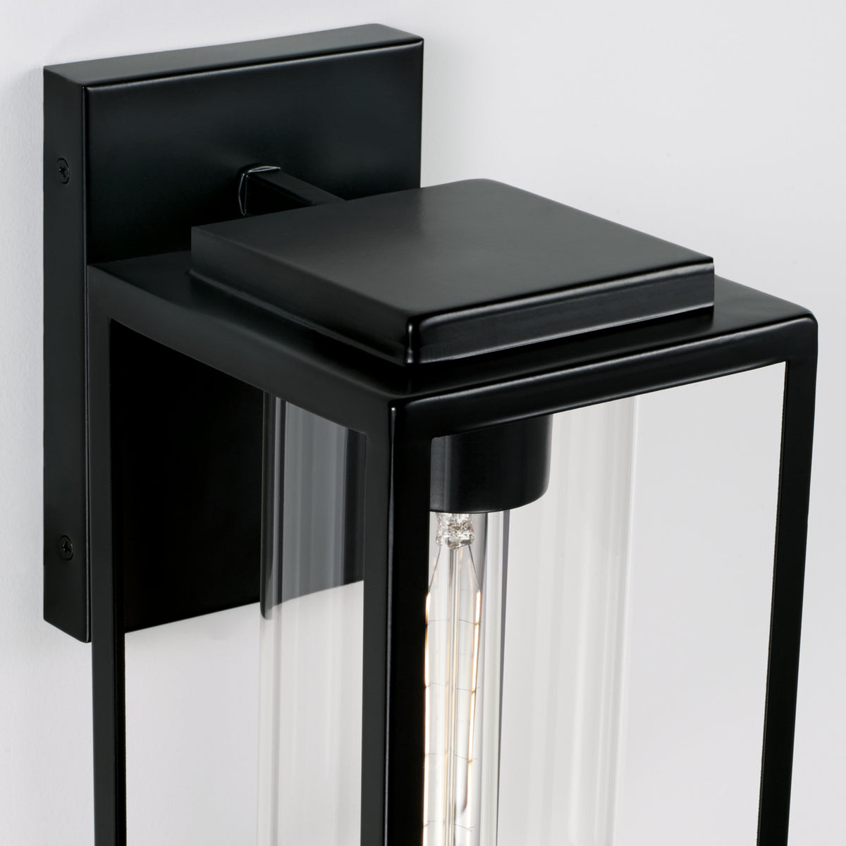 Capital Kessler 1-Light Outdoor Pendant in Matte Black