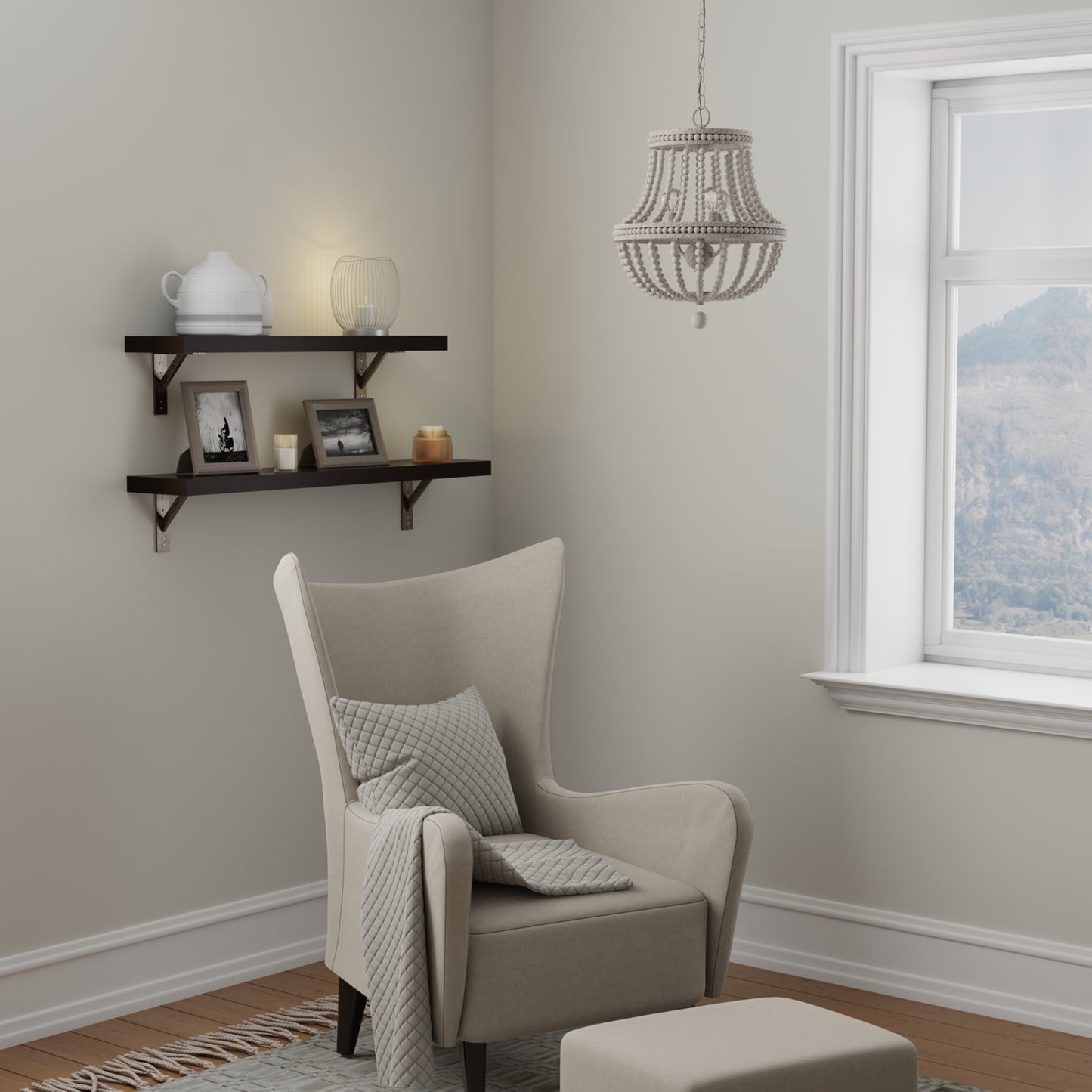 Capital Handley 3-Light Chandelier in Sand Dollar
