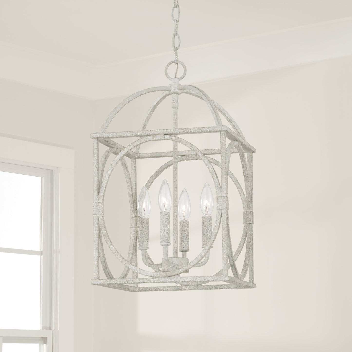 Capital Brea 4-Light Pendant in Sand Dollar