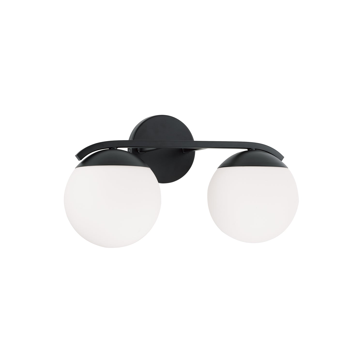 Capital Oliver 2-Light Vanity Light - Matte Black