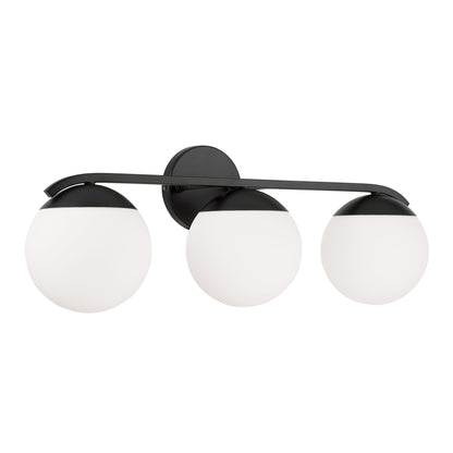 Capital Oliver 3-Light Vanity Light - Matte Black