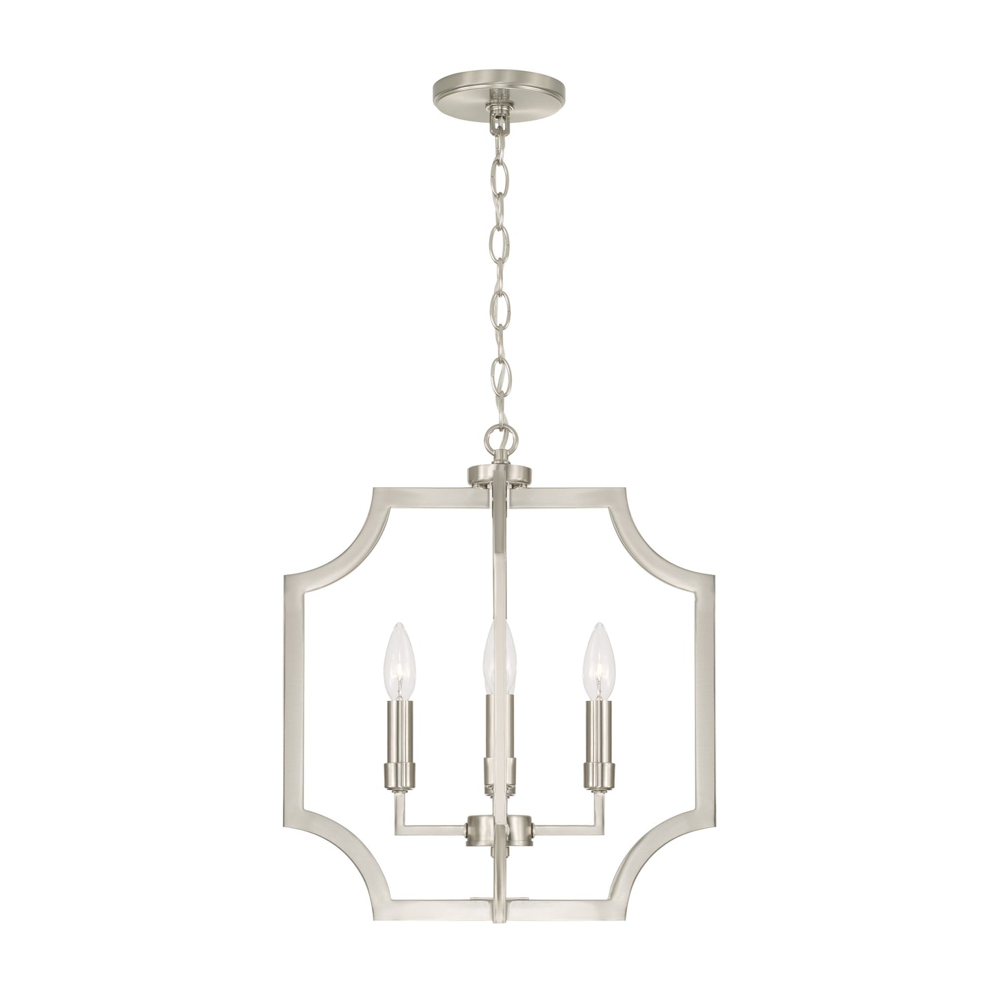 Capital Courtney 4-Light Pendant - Brushed Nickel