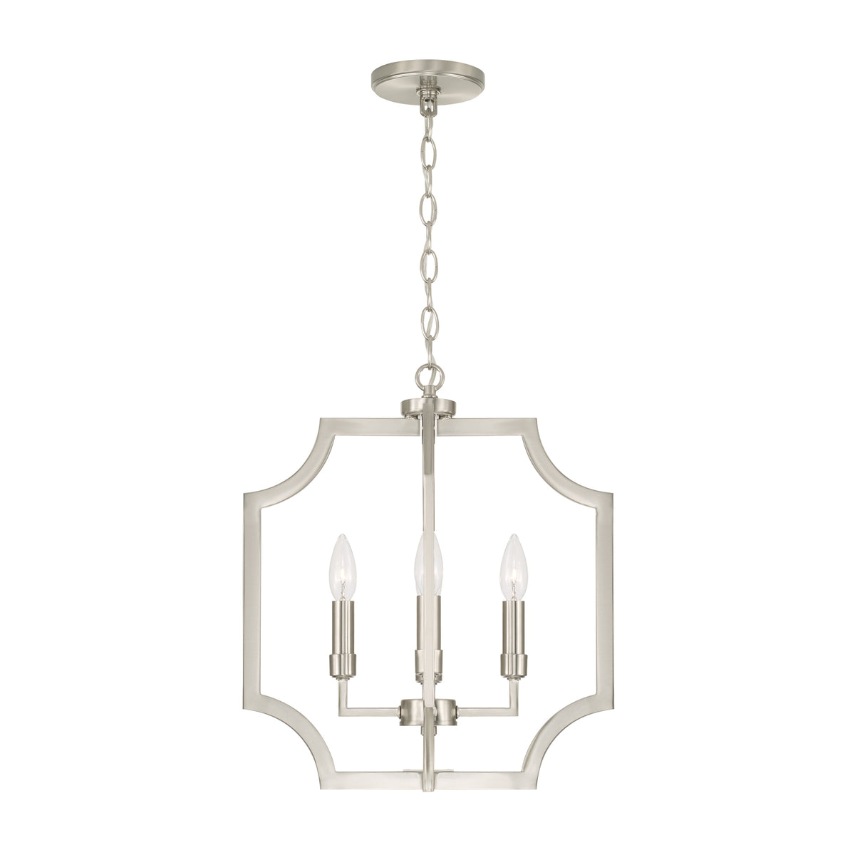 Capital Courtney 4-Light Pendant - Brushed Nickel
