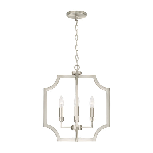 Capital Courtney 4-Light Pendant - Brushed Nickel