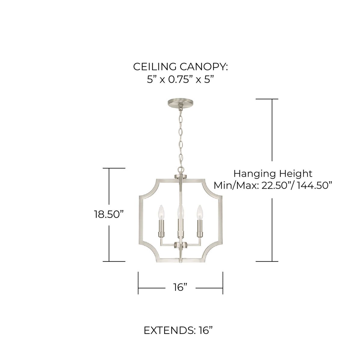 Capital Courtney 4-Light Pendant