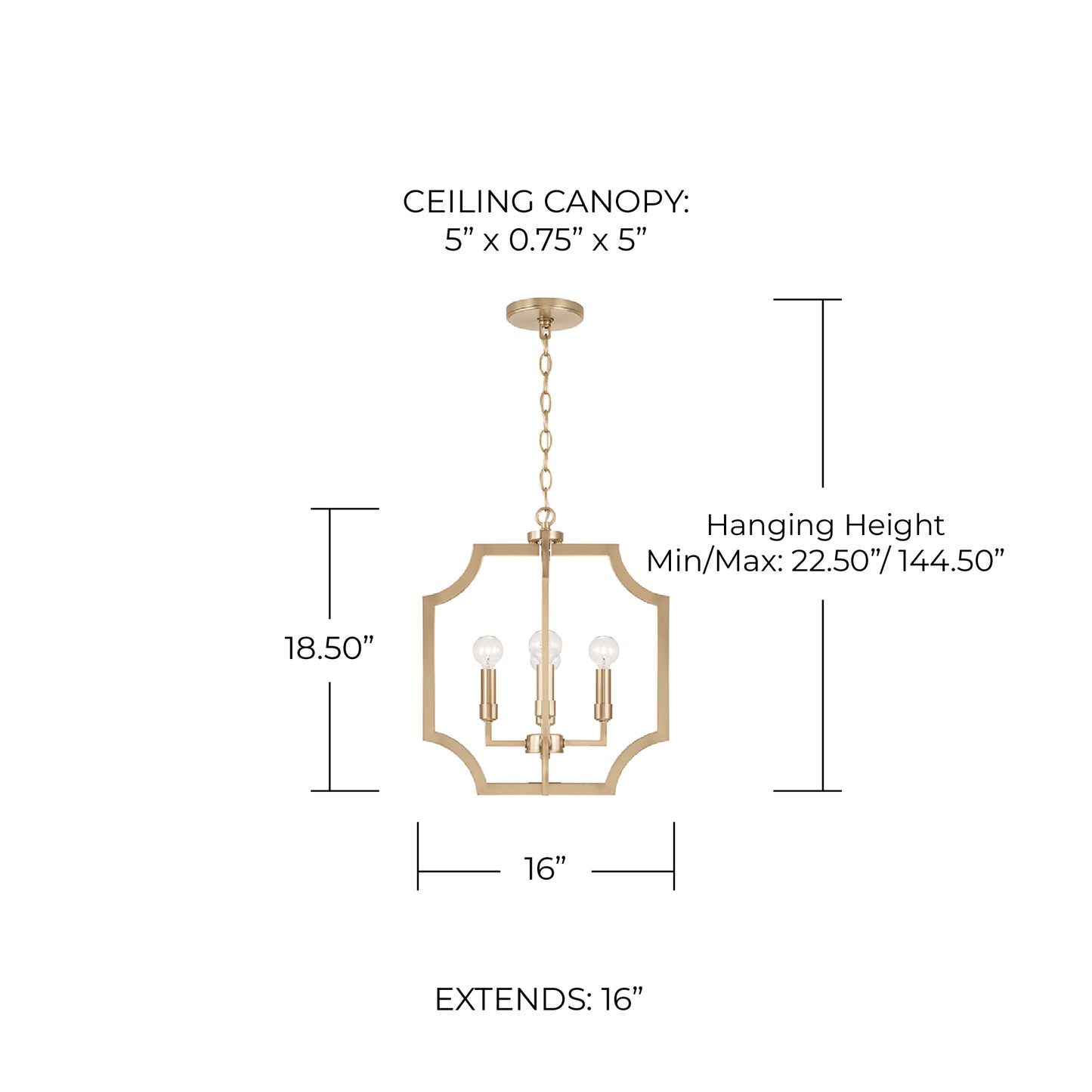 Capital Courtney 4-Light Pendant