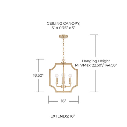 Capital Courtney 4-Light Pendant