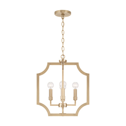 Capital Courtney 4-Light Pendant - Matte Brass