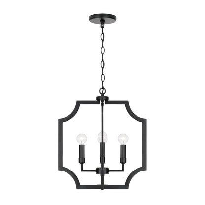 Capital Courtney 4-Light Pendant - Matte Black
