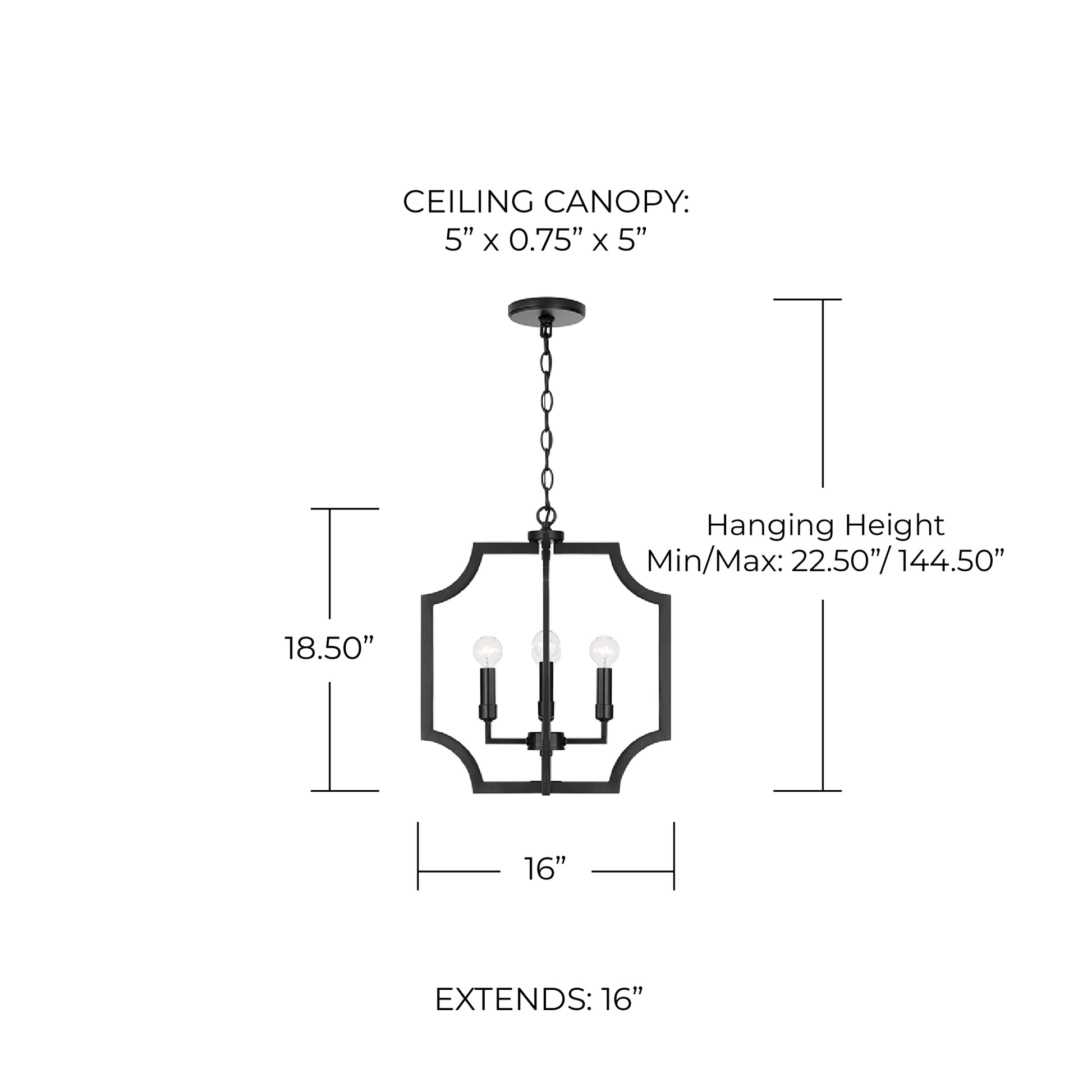 Capital Courtney 4-Light Pendant