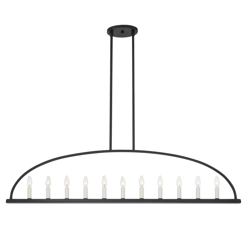 Crystorama Abbott 11-Light Linear Chandelier