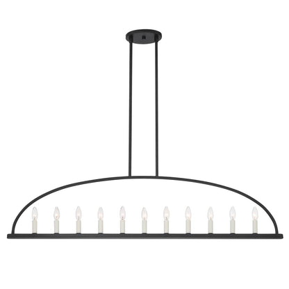 Crystorama Abbott 11-Light Linear Chandelier
