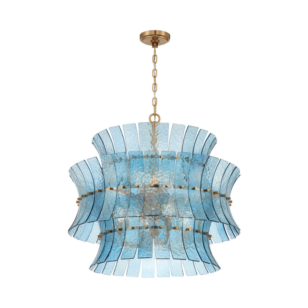 Crystorama Abigail 8-Light Chandelier Blue