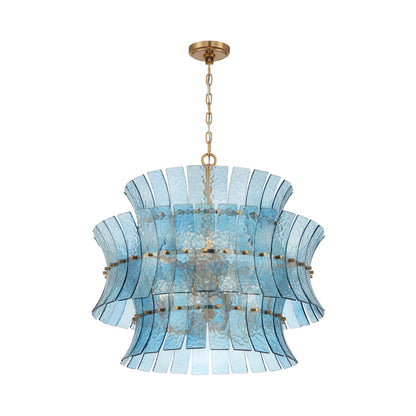 Crystorama Abigail 8-Light Chandelier Blue