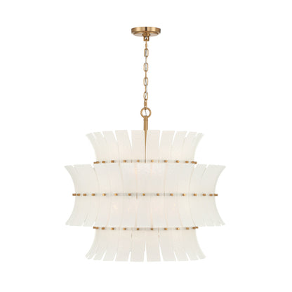 Crystorama Abigail 8-Light Chandelier White
