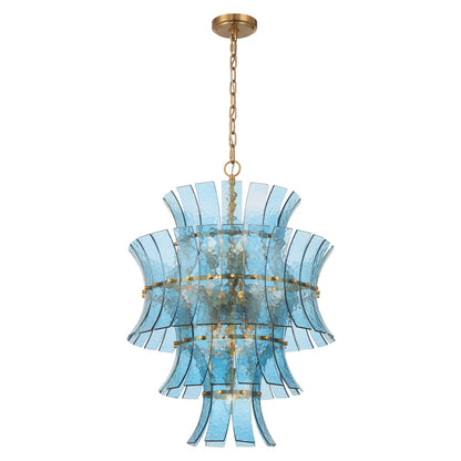 Crystorama Abigail 13-Light Chandelier Blue