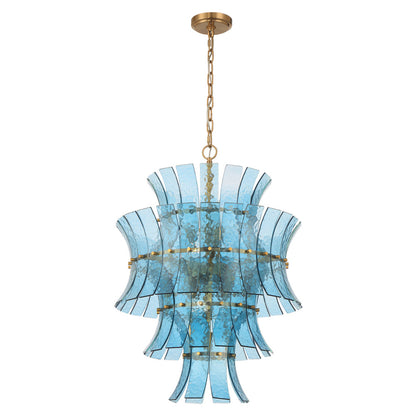Crystorama Abigail 13-Light Chandelier Blue