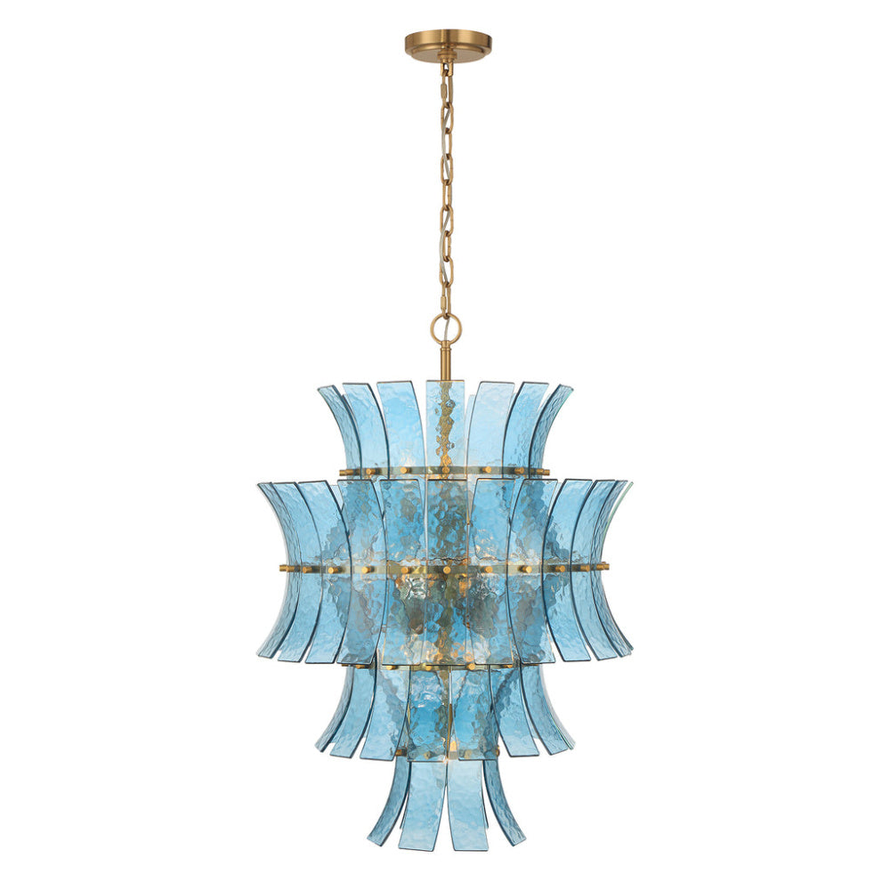 Crystorama Abigail 13-Light Chandelier Blue