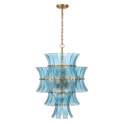 Crystorama Abigail 13-Light Chandelier Blue