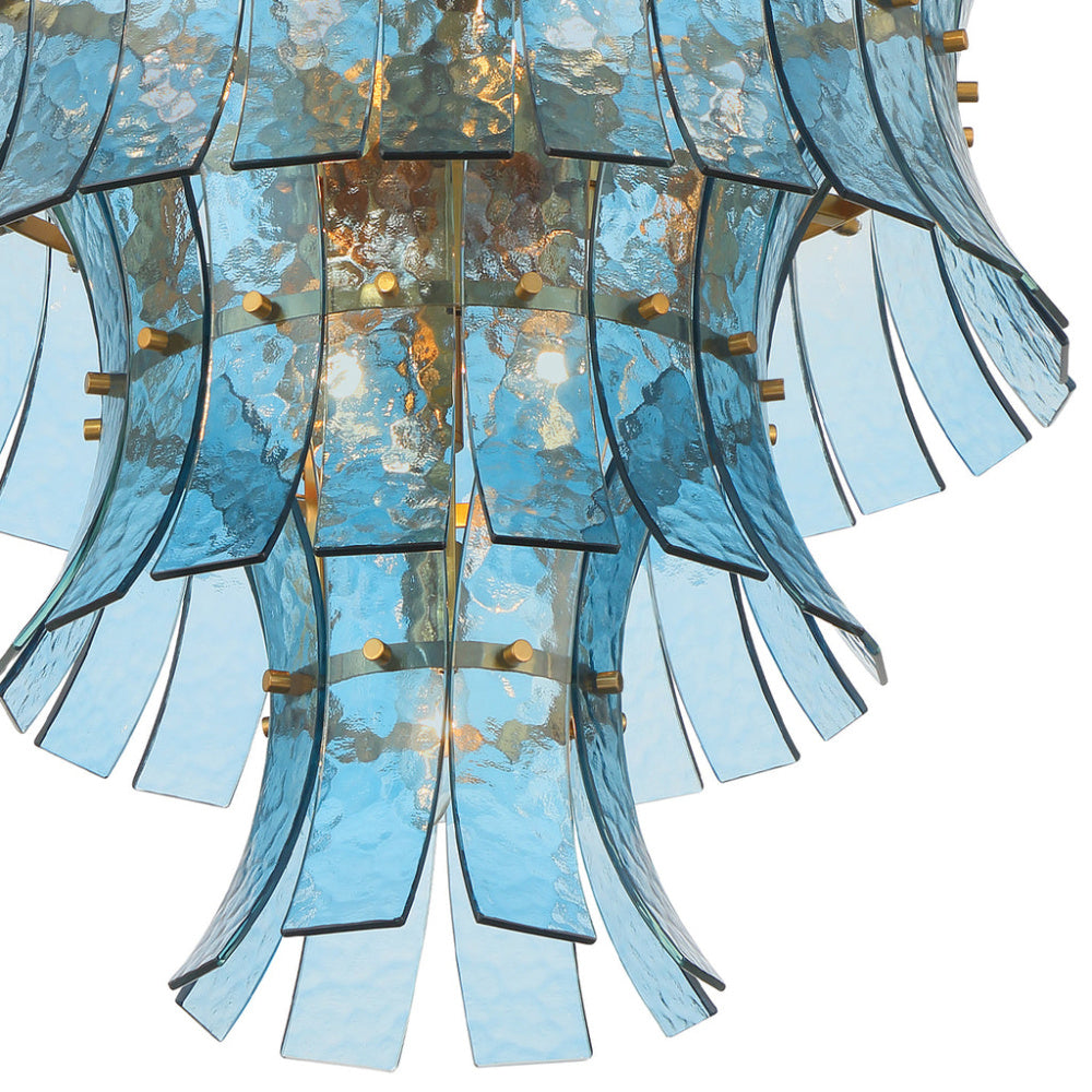 Crystorama Abigail 13-Light Chandelier Blue