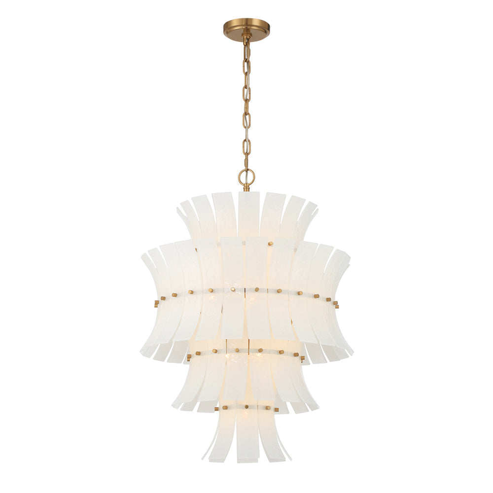 Crystorama Abigail 13-Light Chandelier White