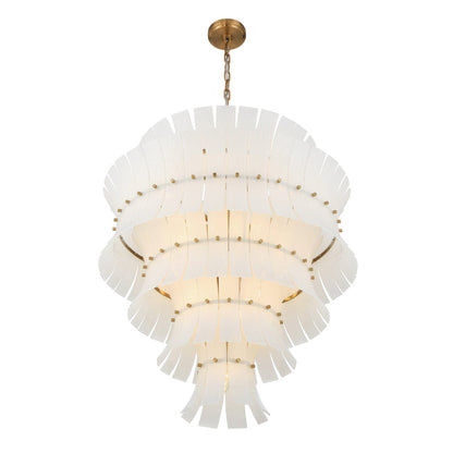 Crystorama Abigail 21-Light Chandelier White