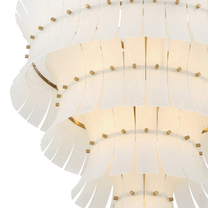 Crystorama Abigail 21-Light Chandelier White