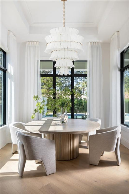 Crystorama Abigail 21-Light Chandelier White lifestyle
