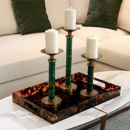 Port 68 Jade Garden Candlesticks Set of 3 view 5