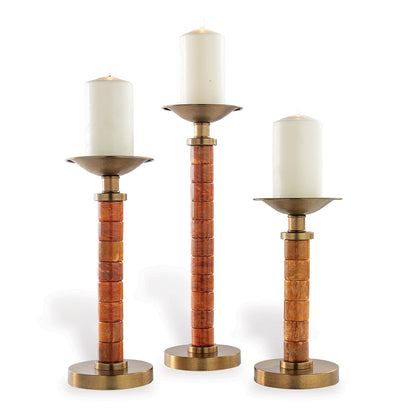 Port 68 Jade Garden Candlesticks Set of 3 view 2