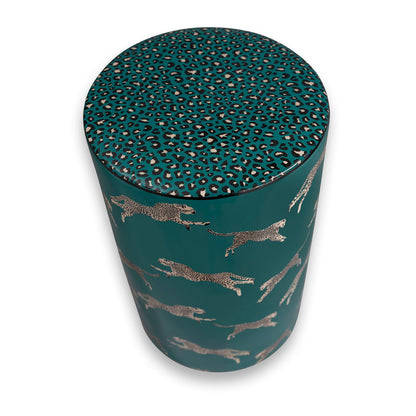 Port 68 Leaping Cheetah Garden Stool view 2