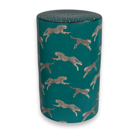 Port 68 Leaping Cheetah Garden Stool