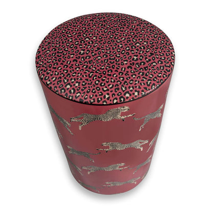 Port 68 Leaping Cheetah Garden Stool