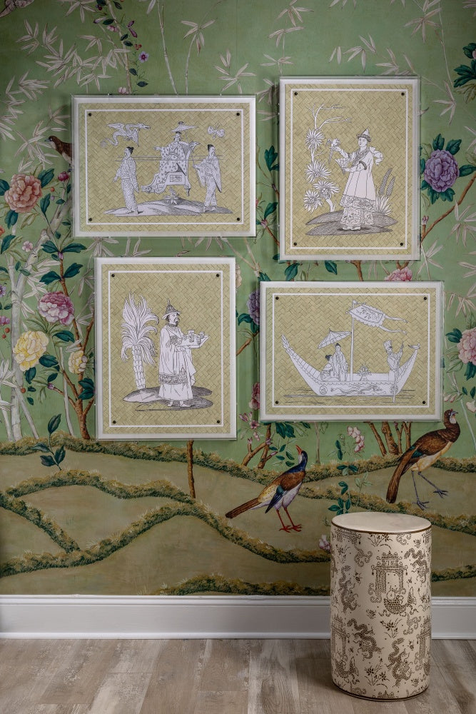 Port 68 Dragon Pagoda Garden Stool Mocha view 2