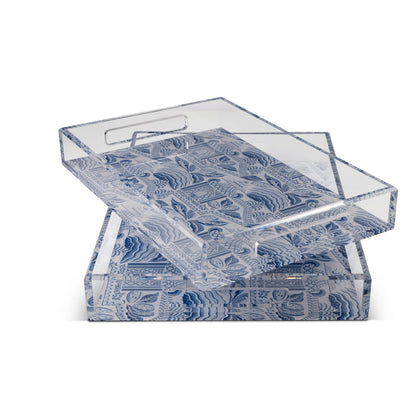 Port 68 Pagoda Garden Large Tray Set of 2 view 2