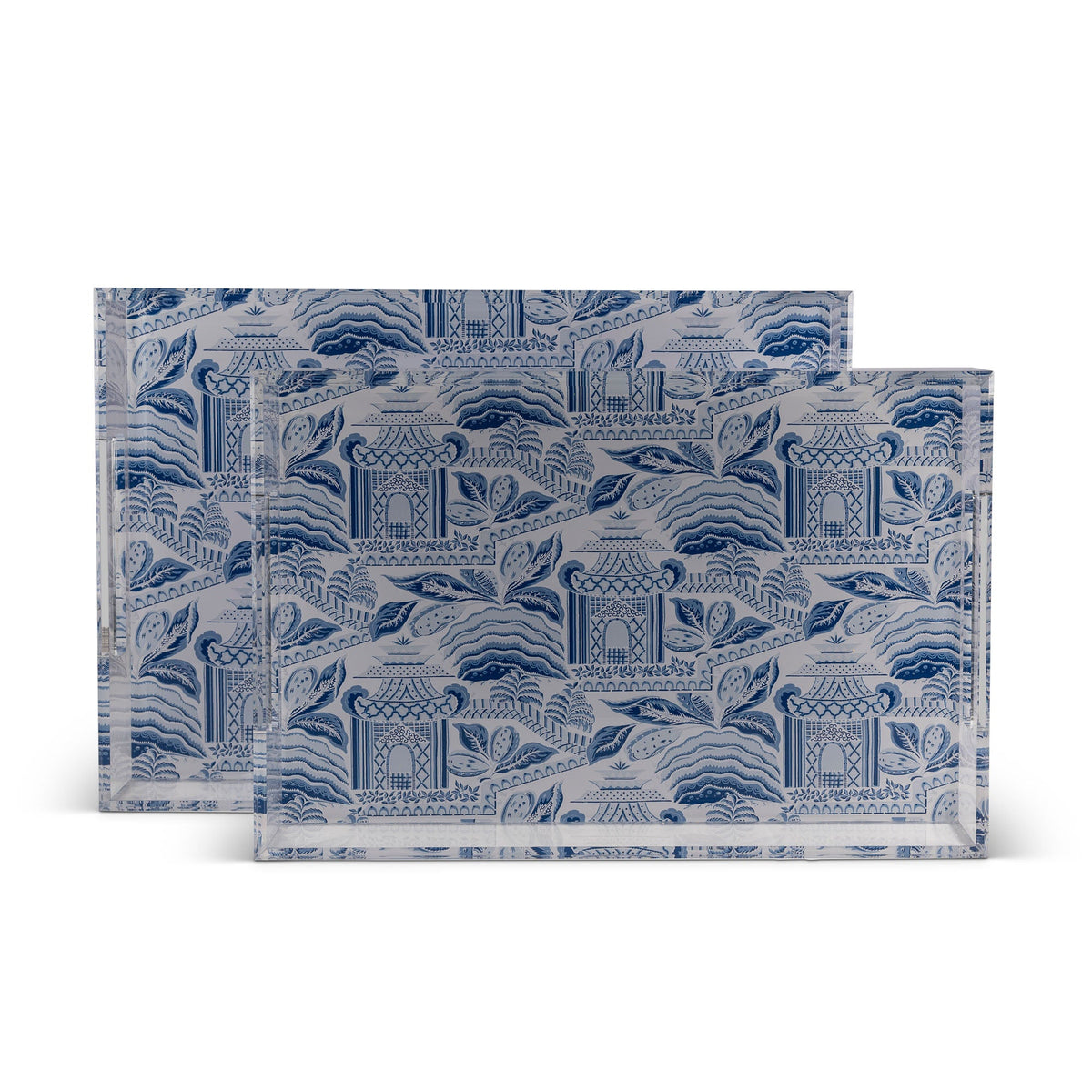 Port 68 Pagoda Garden Large Tray Set of 2 view 3