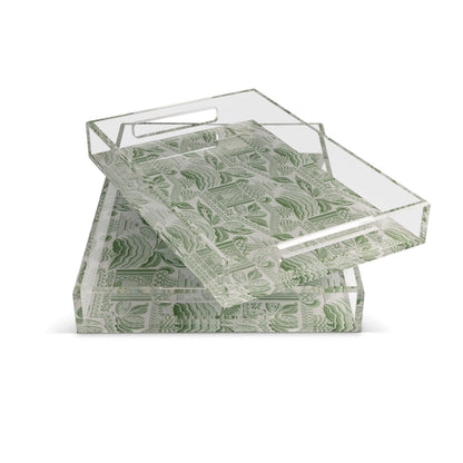 Port 68 Pagoda Garden Large Tray Set of 2 view 2