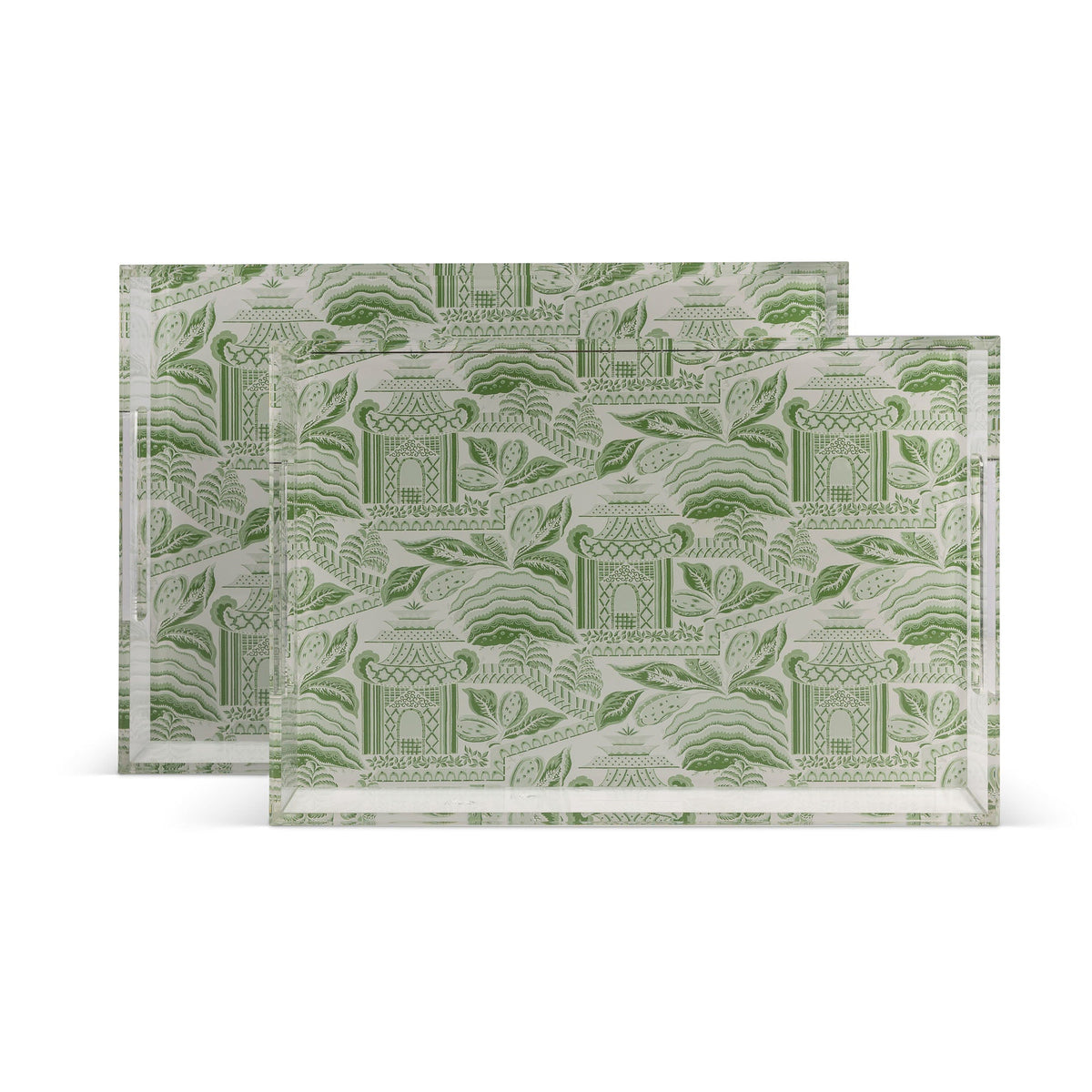 Port 68 Pagoda Garden Large Tray Set of 2 view 3