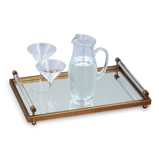 Moderne Tray Brass