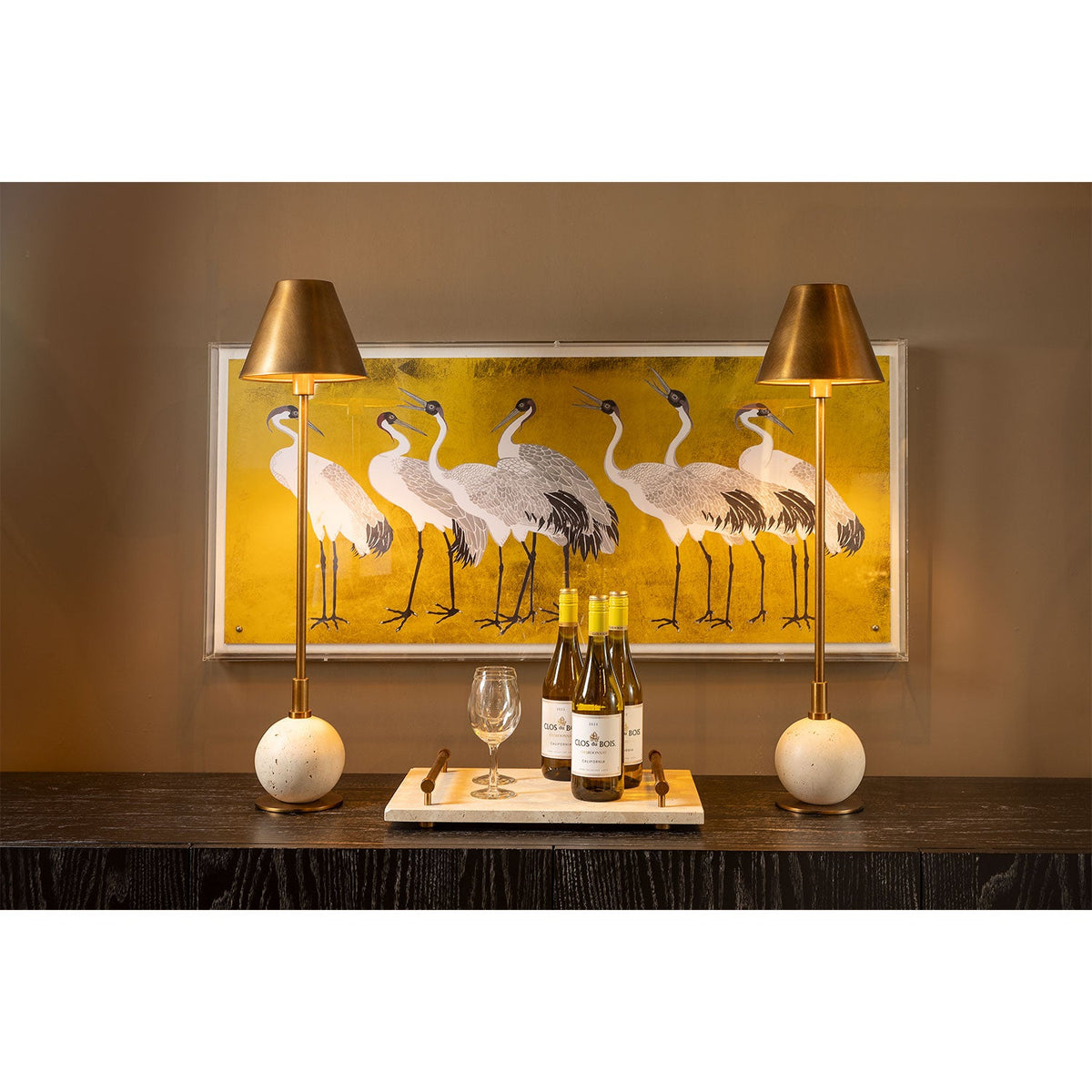 Port 68 Tivoli Tray Brass view 8