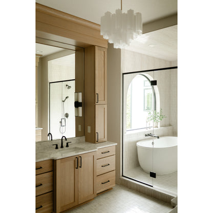 Addis 6 Light Aged Brass Chandelier