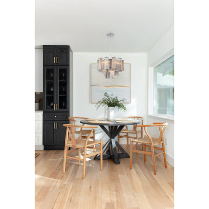 Addis 6 Light Aged Brass Chandelier