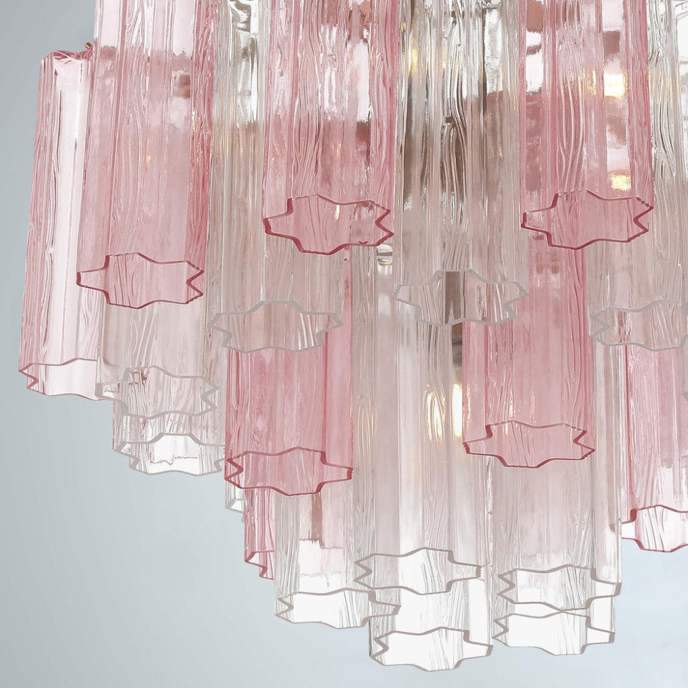 Crystorama Addis 22" 9-Light Chandelier Aged Brass Spring