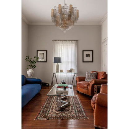 Addis 12 Light Aged Brass Chandelier