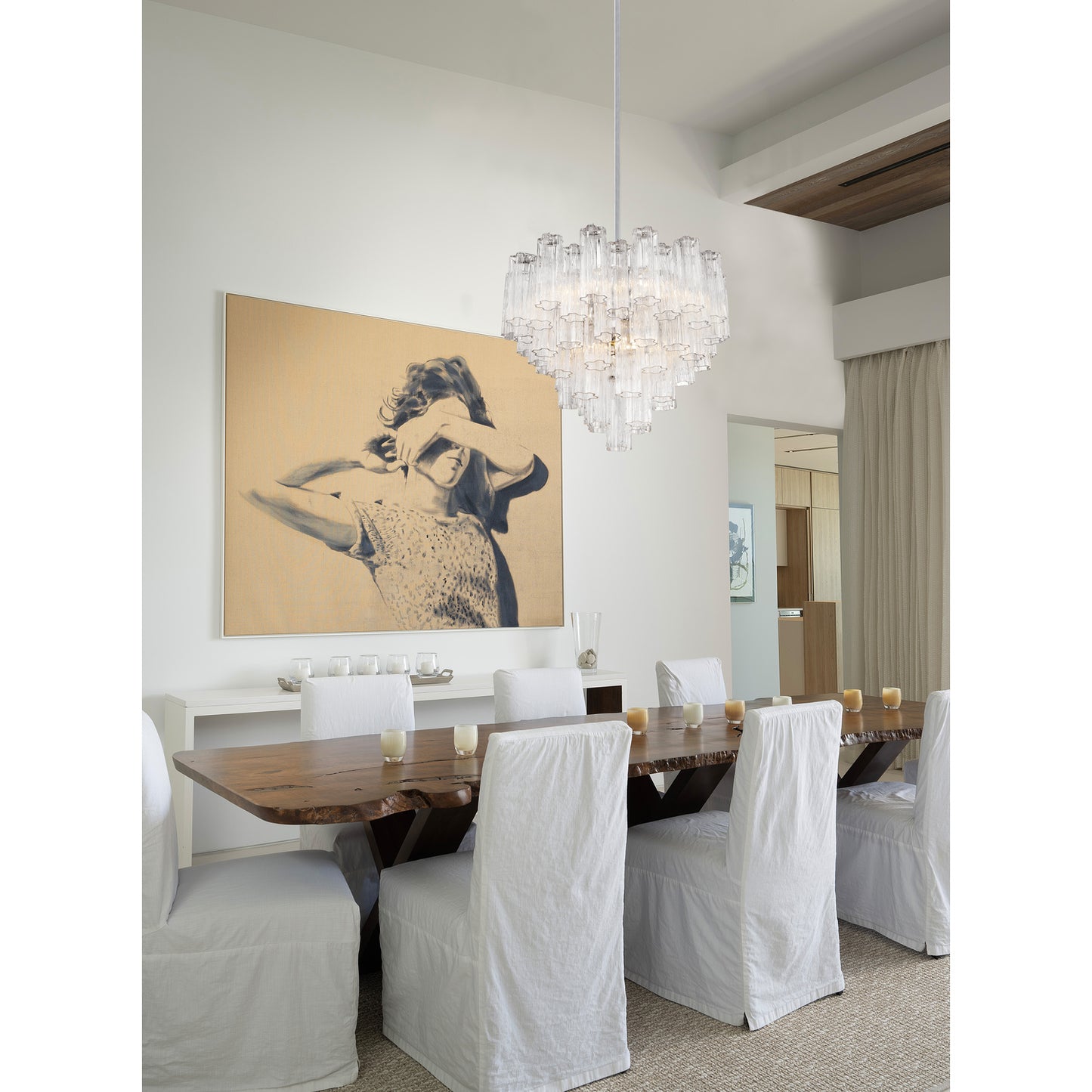 Addis 12 Light Aged Brass Chandelier