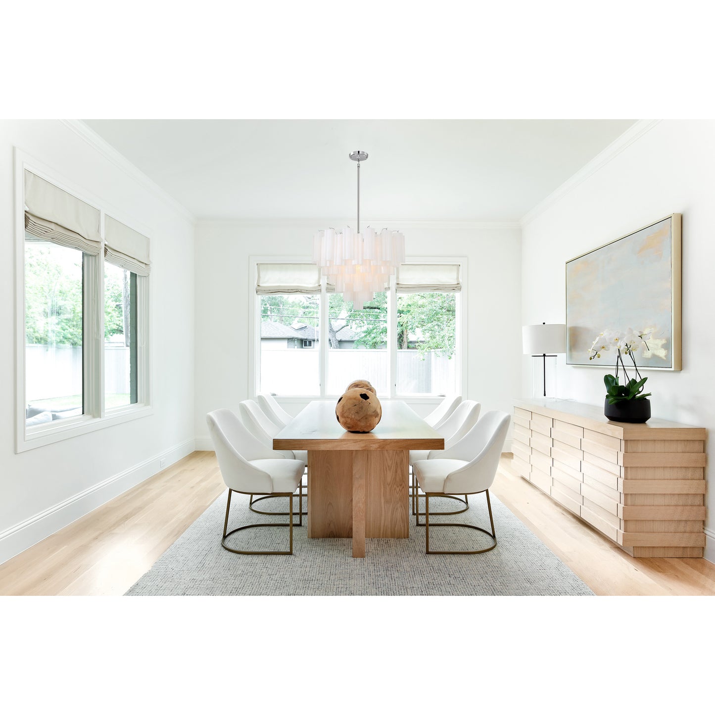 Addis 12 Light Aged Brass Chandelier