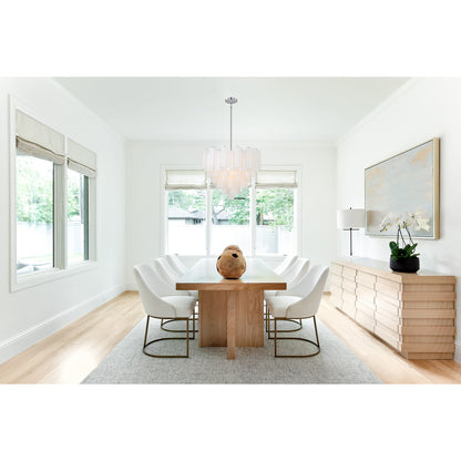Addis 12 Light Aged Brass Chandelier