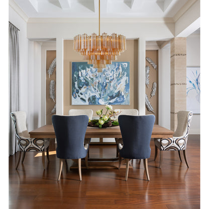 Addis 16 Light Aged Brass Chandelier