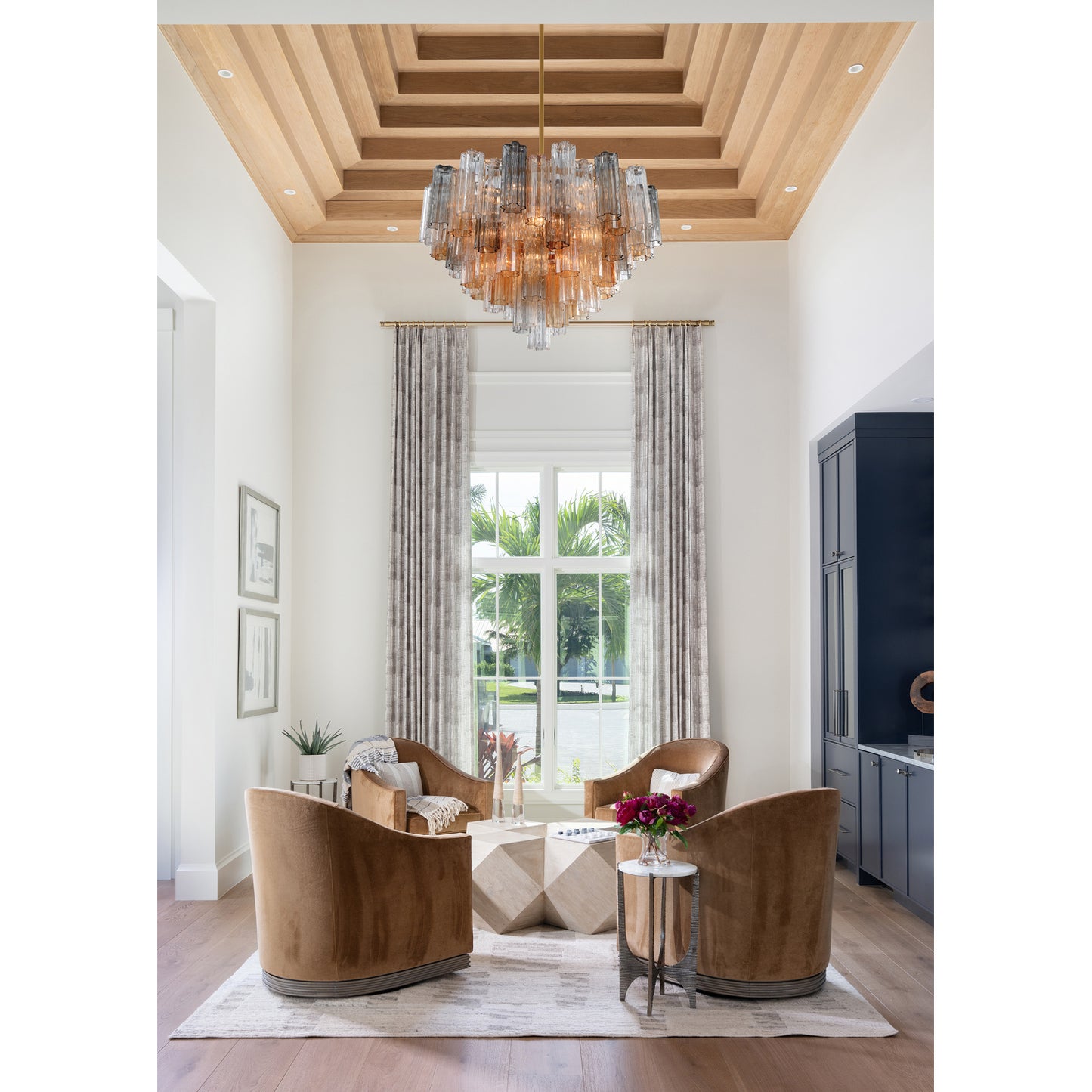Addis 16 Light Aged Brass Chandelier